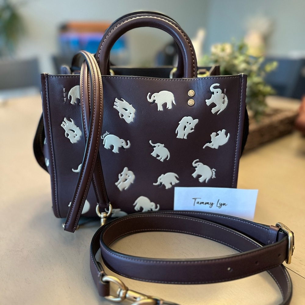 Coach Rogue 25 - teak elephant